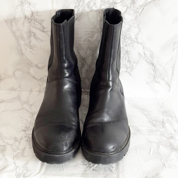 VAGABOND Cameron Chunky Lug Sole Chelsea Boot Black 40 - Picture 6 of 9